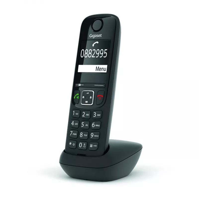Analógový/DECT telefón Gigaset AS690HX bezdrôtový mobilný telefón zobrazenie čísla čierny