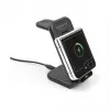 DELOCK 66941 bezdrôtová nabíjačka 3-in-1 pre smartfón smart hodinky slúchadlá USB Type-C 15 W interiérová čierna