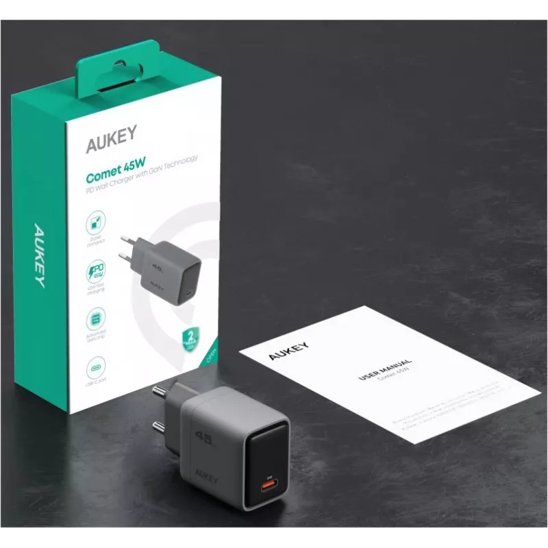 Comet nástenná nabíjačka 1xUSB-C PD 45W PA-C2