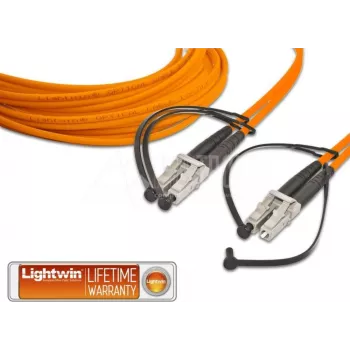 Lightwin LDP-50 LC-LC 2.0 OM2 optický kábel 2 m 2x LC oranžový (LDP-50 LC-LC 2.0 OM2)