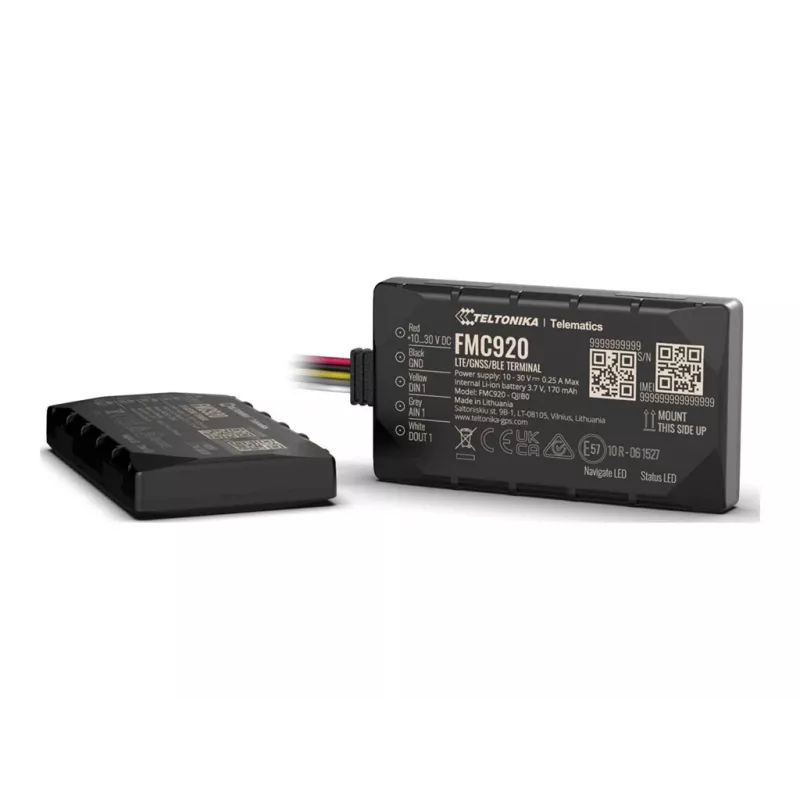 GPS Tracker Teltonika FMC920 4G LTE CAT 1 0.128GB čierny