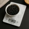 Kuchynská váha Beper P102BIL004 - digitálna, 5 kg, 1 g, biely mramor