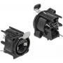 DeLOCK D-Type modul RJ45 samica na spájkovanie čierny samica 25 mm