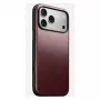 Kožené puzdro Nomad Modern pre iPhone 17 Pro Max (6,9 palcov) – bordová, koža+TPU+PC