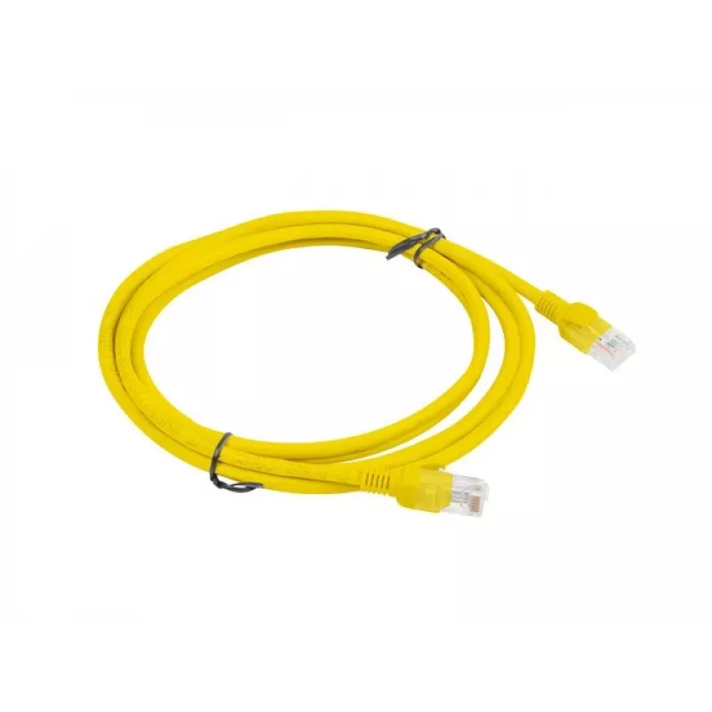 PATCHCORD Cat.5E UTP 2M žltý FLUKE PASSED LANBERG 10-PACK