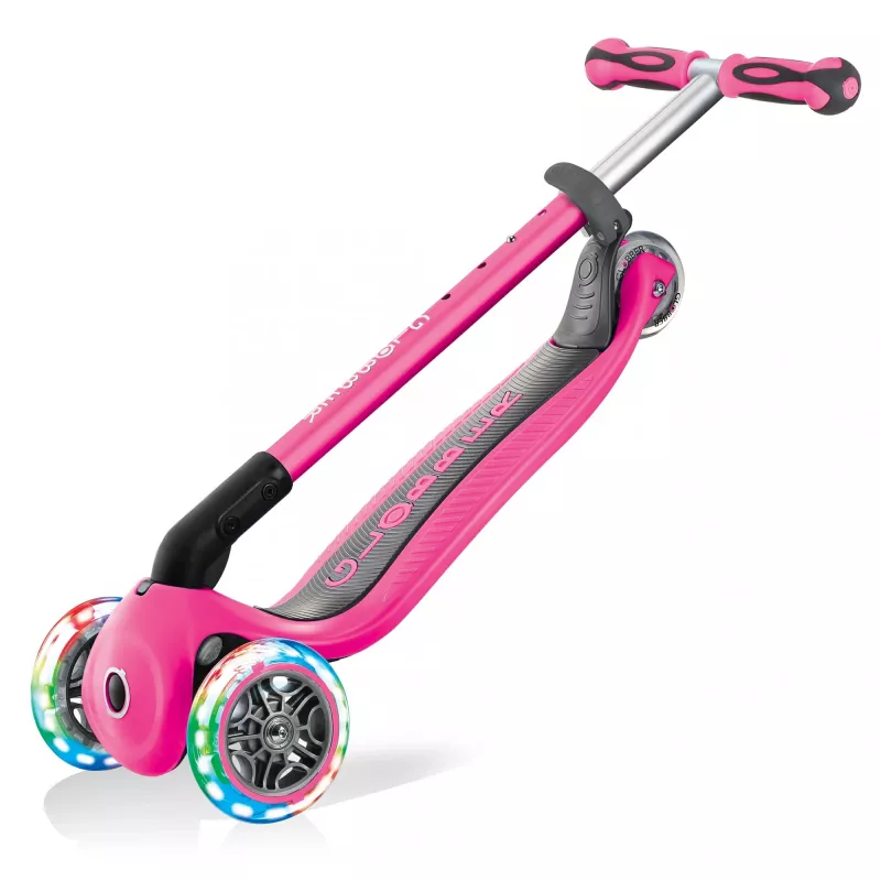 Globber | kolobežka | ružová | Scooter Go Up Deluxe Lights