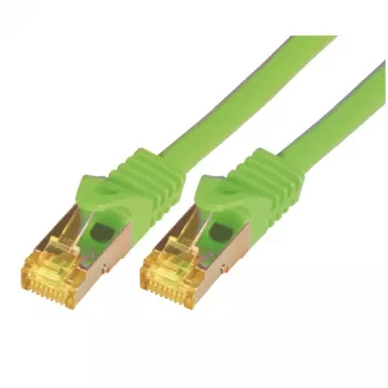 Sieťový kábel M-Cab 3 m RJ-45 Cat7 zelený S/FTP