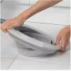Skladací vedro Beldray LA084354GRYBEU7 10 L, skladacie silikónové telo, dizajn s trblietkami