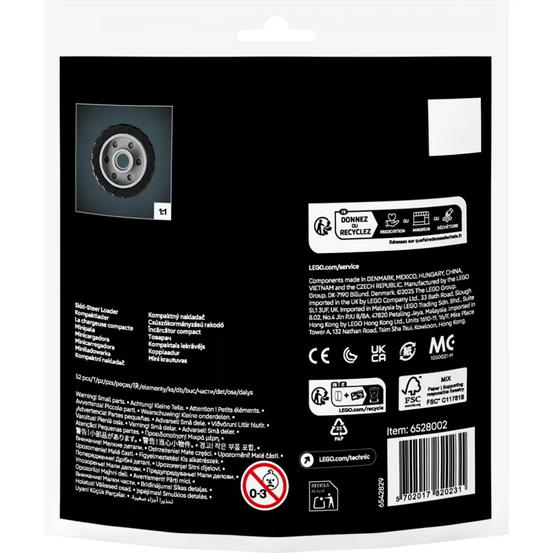 Stavebnica LEGO Technic Kompaktný nakladač 30710 s pohyblivými ramenami a pásmi