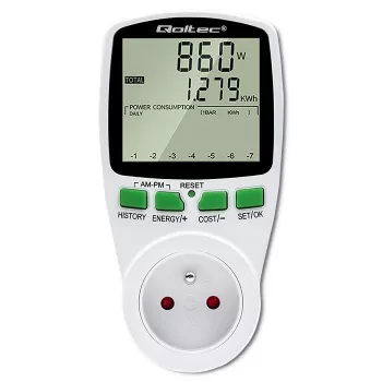 Merač výkonu QOLTEC PM0627 3680W s históriou — QOLTEC PM0627 3680W
