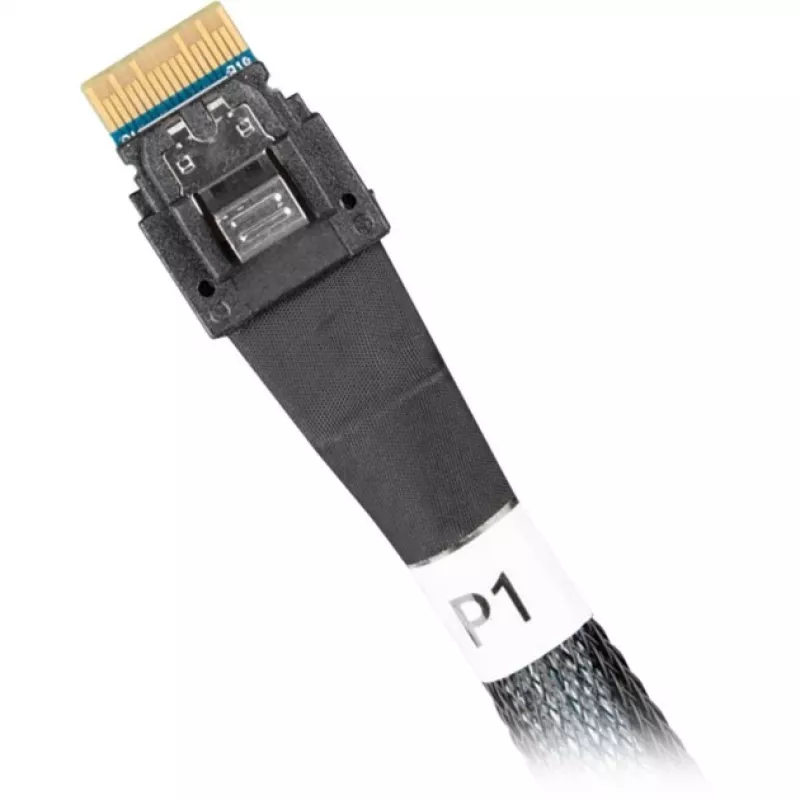 Icy Dock kábel MCIO 8i SFF-TA-1016 na 2x SlimSAS SFF-8654 4i kábel 0,5 m – kábel (MB310L-B)