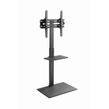 Podlahový stojan na TV GEMBIRD TVS-55T-02 pre 32–55 palcové televízory, oceľ, výška 600 mm, VESA 100x100–400x400, maximálne zaťaženie 35 kg