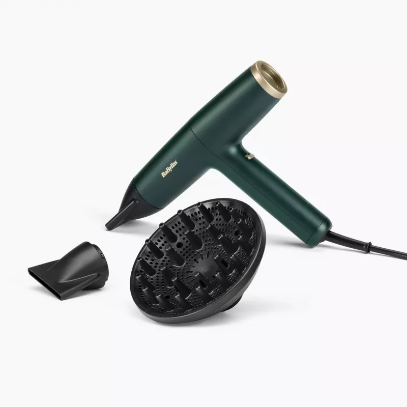 BaByliss Air Power Pro fén na vlasy 1700 W zlatá, zelená