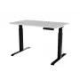 Cama Meble MOON elektricky výškovo nastaviteľný stôl 121x67x72-120 cm, čierna/biela