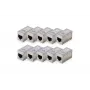 Digitus CAT 6 modulárne spojky tienené 10 kusov RJ-45 zlaté kontakty