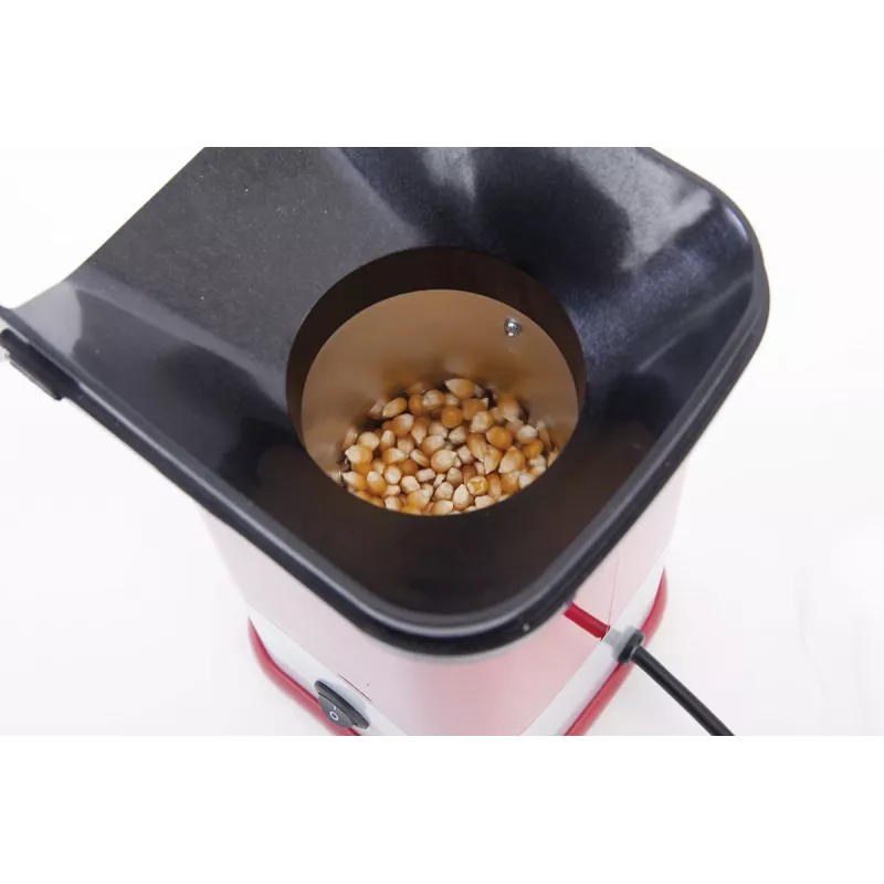 Prípravník na popcorn JATA PAL97 červený nerez