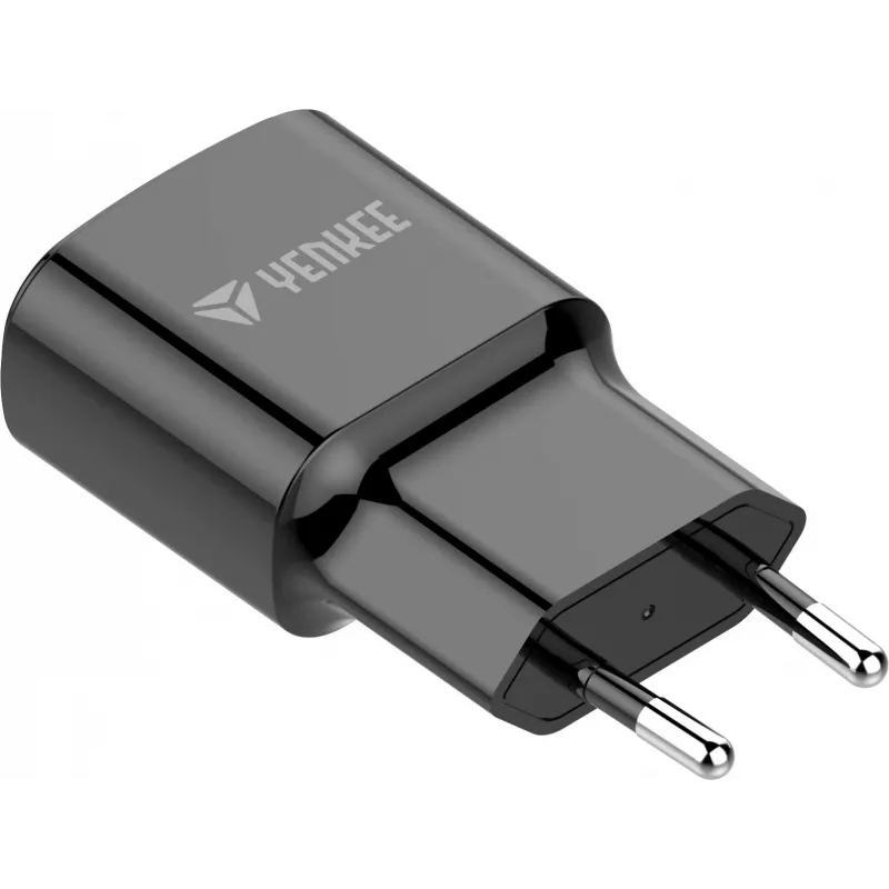 Sieťová USB-A nabíjačka YENKEE YAC 2013BK — 12 W, 2,4 A výstup