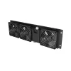 Ventilačný panel LANBERG AK-1506-B 19 palcov s 3 ventilátormi 230V čierny