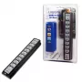 LogiLink UA0096 USB hub 480 Mbit/s čierny