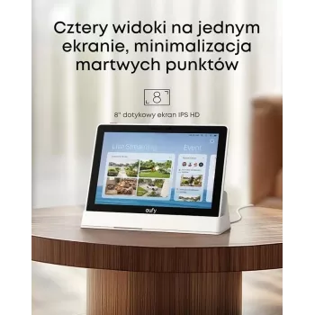 Bezpečnostný asistent do domácnosti Anker Eufy T87A03W1 smart zariadenie čierna/biela