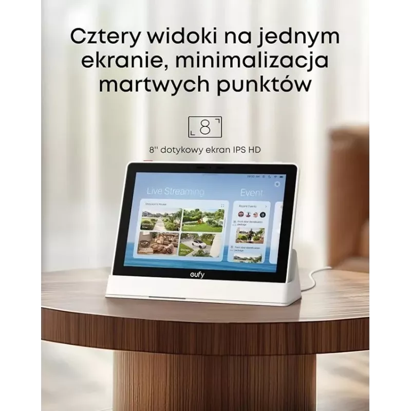Bezpečnostný asistent do domácnosti Anker Eufy T87A03W1 smart zariadenie čierna/biela