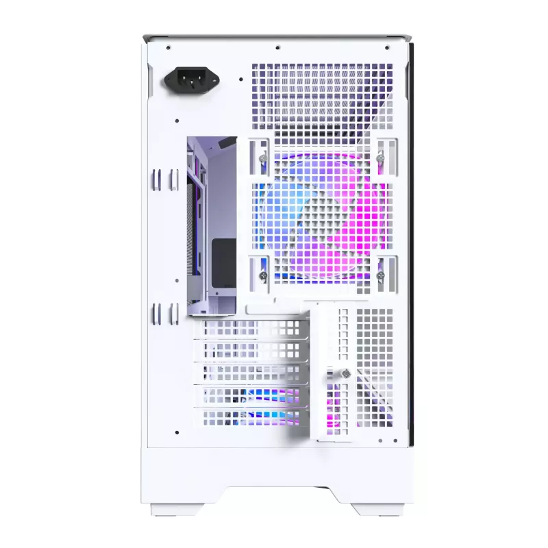 PC skriňa Montech KING 15 PRO biela — Micro ATX / Mini-ITX, Midi Tower