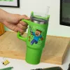 Paladone Minecraft Green 900ml izolovaný pohár so slamkou