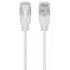 Sieťový kábel Ubiquiti UACC-Cable-Patch-EL-C6A-0.3M-W RJ-45 Cat6a 0,3 m transparentný biely