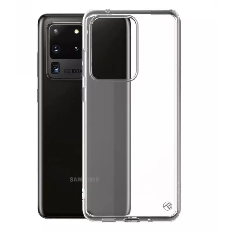 Silikónové puzdro na smartphone Tellur pre Samsung S20 Ultra, transparentné