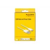 USB dátový a nabíjací kábel DeLOCK 83000 pre iPhone iPad iPod biely 1 m