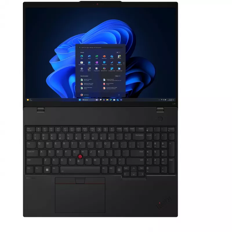 Lenovo ThinkPad L16 Gen 2 (AMD) AMD Ryzen™ 5 PRO PRO 215 Laptop 40,6 cm (16 inch) WUXGA 16 GB DDR5-SDRAM 512 GB SSD Wi-Fi 7 (802.11be) Windows 11 Pro Nemecký čierny