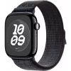 Remienok Apple 46mm čierny/modrý Nike Sport Loop smart hodinky