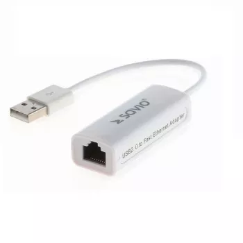 Savio CL-24 - sieťový adaptér - USB 2.0 - 10/100 Ethernet X 1