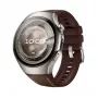 Huawei Watch 5 46 mm 55020EVY inteligentné hodinky, 1,5-palcový AMOLED 466x466, GPS, NFC, 4G LTE, titán, strieborná/hnedá