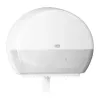 Dávkovač papierových utierok Tork Mini Jumbo Roll 132×345×275 mm, biely, MPN 555000