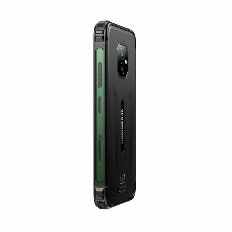 Hammer Ranger 4G smartfón, 6,1-palcový IPS 720x1560, 6 GB RAM, 256 GB, Android 15, Dual SIM, zelený