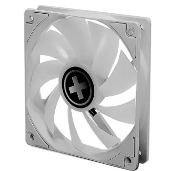 120-mm ventilátor skrine XILENCE Performance A+ XF064 s fluiddynamickým ložiskom, 500–1500 U/min, biela