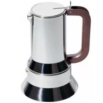Alessi 9090/1 manuálny kávovar Moka kanvica nehrdzavejúca oceľ