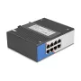 Gigabit Ethernet switch DELOCK 80163, 8-portový RJ45 priemyselný switch, unmanaged, kovové puzdro