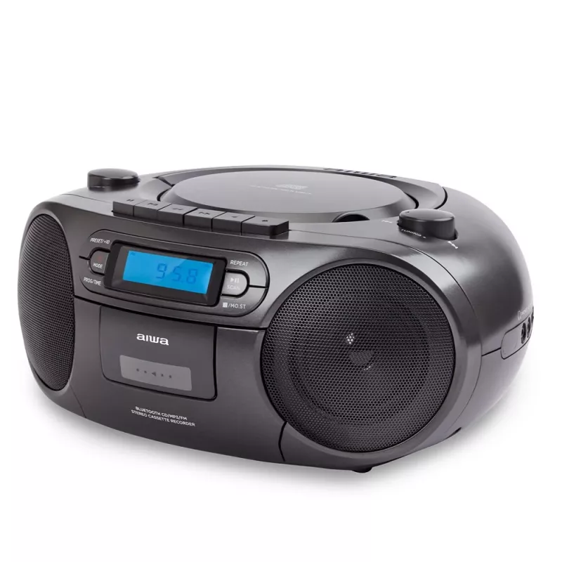 Prenosný stereo systém Aiwa BBTC-550BK Digital 6 W FM PLL čierny