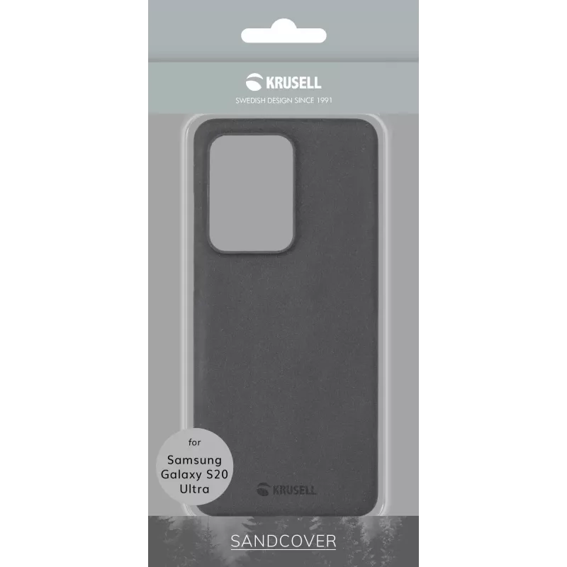 Krusell Essentials SandCover kryt pre Samsung Galaxy S20 Ultra, čierny
