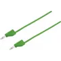 VOLTCRAFT meracia šnúra [konektor samec 4 mm - konektor samec 4 mm] 0,5 m zelená MSB-300 (MSB-300-0.5-GR)