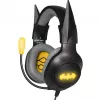 Headset FR-TEC Gaming Headset Batman s odnímateľnými ušami