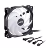 XPG VENTO 120 ARGB PWM (balenie 3 ks) čierna, ventilátor, 12 cm, 300 ot/min, 1850 ot/min, čierna