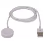 Akyga AK-SW-15 magnetický nabíjací kábel pre Apple Watch, USB, 1 m, biely (AK-SW-15)