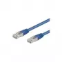 Wentronic Goobay CAT 5e patch kábel, F/UTP, modrý, 30 m - CCA medená zmes (50864)