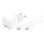 30W USB-C nabíjačka Belkin WCA008KQ1MWH-B5 PD PPS, kompaktný napájací zdroj pre telefóny a tablety