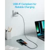 USB kábel Anker 322 0,9 m USB-C čierny