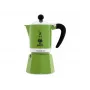 Bialetti Rainbow moka kanvica čierna, zelená