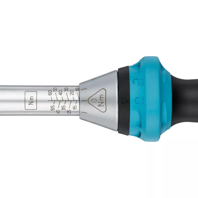 HAZET 5120-3CT - klikový momentový kľúč - mechanický - 1/4 - 1 - 9 Nm - 4% - čierny/modrý (5120-3CT)